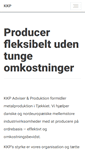 Mobile Screenshot of kkp-adviser.dk