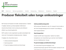 Tablet Screenshot of kkp-adviser.dk